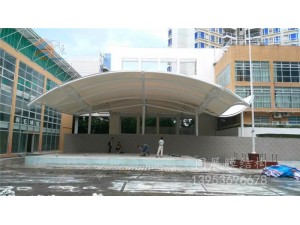 安徽理工大学医学院办公楼通道膜结构