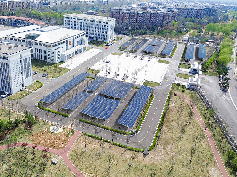 淄博市临淄区党校光伏车棚